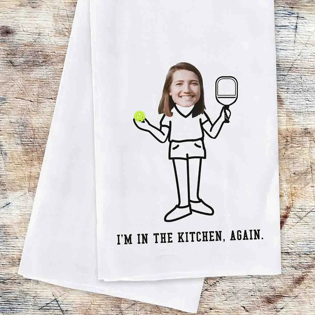 Personalized Kitchen Towel for the Pickleball Player