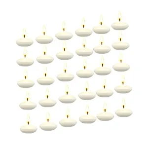 Pinakine® 30Pcs Unscented Floating Candles Tealight Candles for Weddings Christmas | Christmas Decorations| Lights | Tree Decoration Items | Christmas