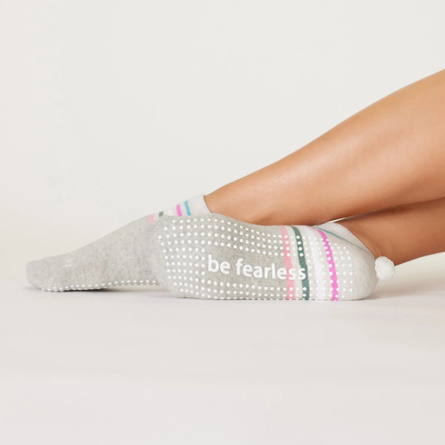 Pom Pom Be Fearless Grip Socks (Olympia)