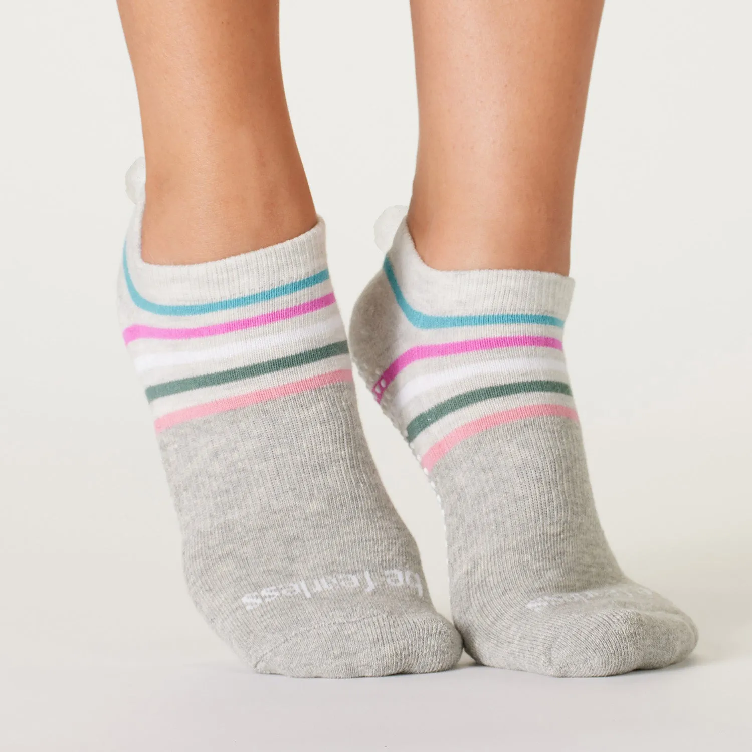 Pom Pom Be Fearless Grip Socks (Olympia)