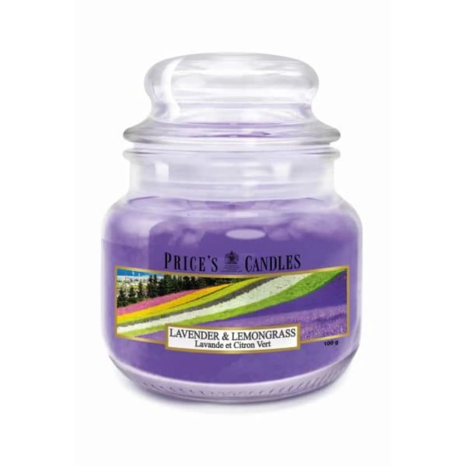 Price's Lavender & Lemongrass Small Jar Candle