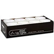 Qult Farluce Maxilights Long Burning Tealights (Pack of 16)