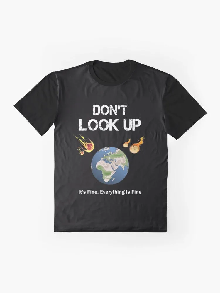 "Don't Look Up: Climate Change Graphic T-Shirt"