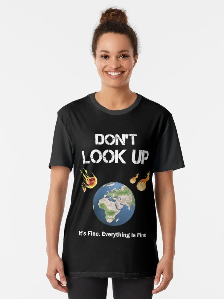 "Don't Look Up: Climate Change Graphic T-Shirt"