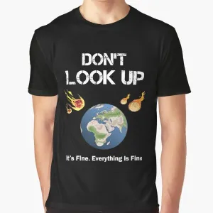 "Don't Look Up: Climate Change Graphic T-Shirt"