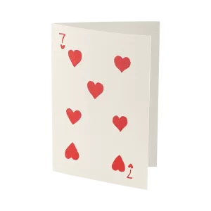 Seven of Hearts Card