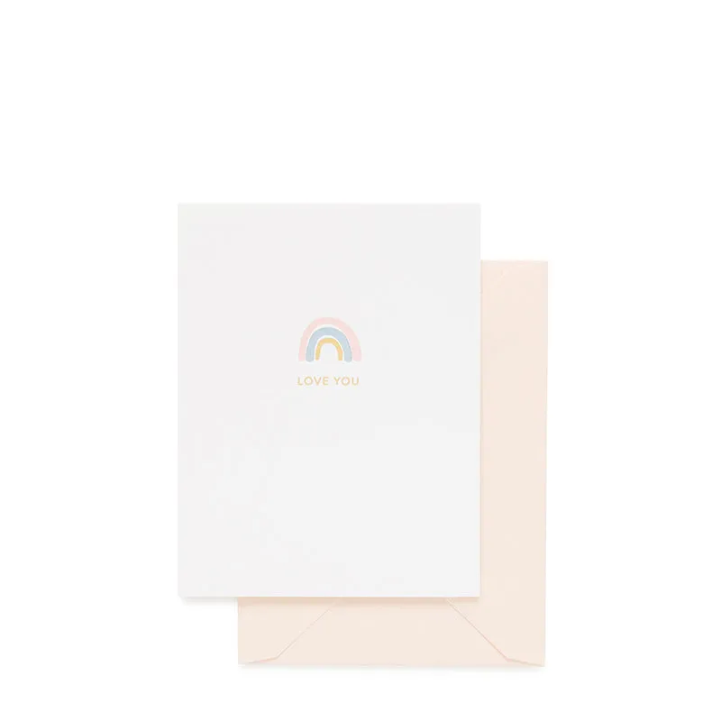 SUGAR PAPER | Rainbow, Love You Card