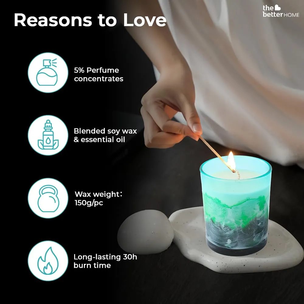 The Better Home Scented Candles for Gifting | 30 Hrs Burn Time| Aromatherapy Soy Wax Candles for Home Decor Fragrance | Aesthetic Candles for Home | Aroma Romantic Scented Candles for Bedroom