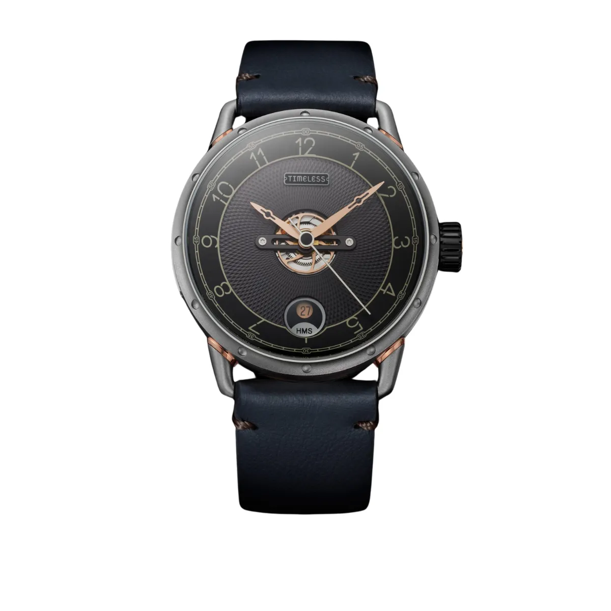 TIMELESS HMS 003 BLACK ANTRACITE DIAL