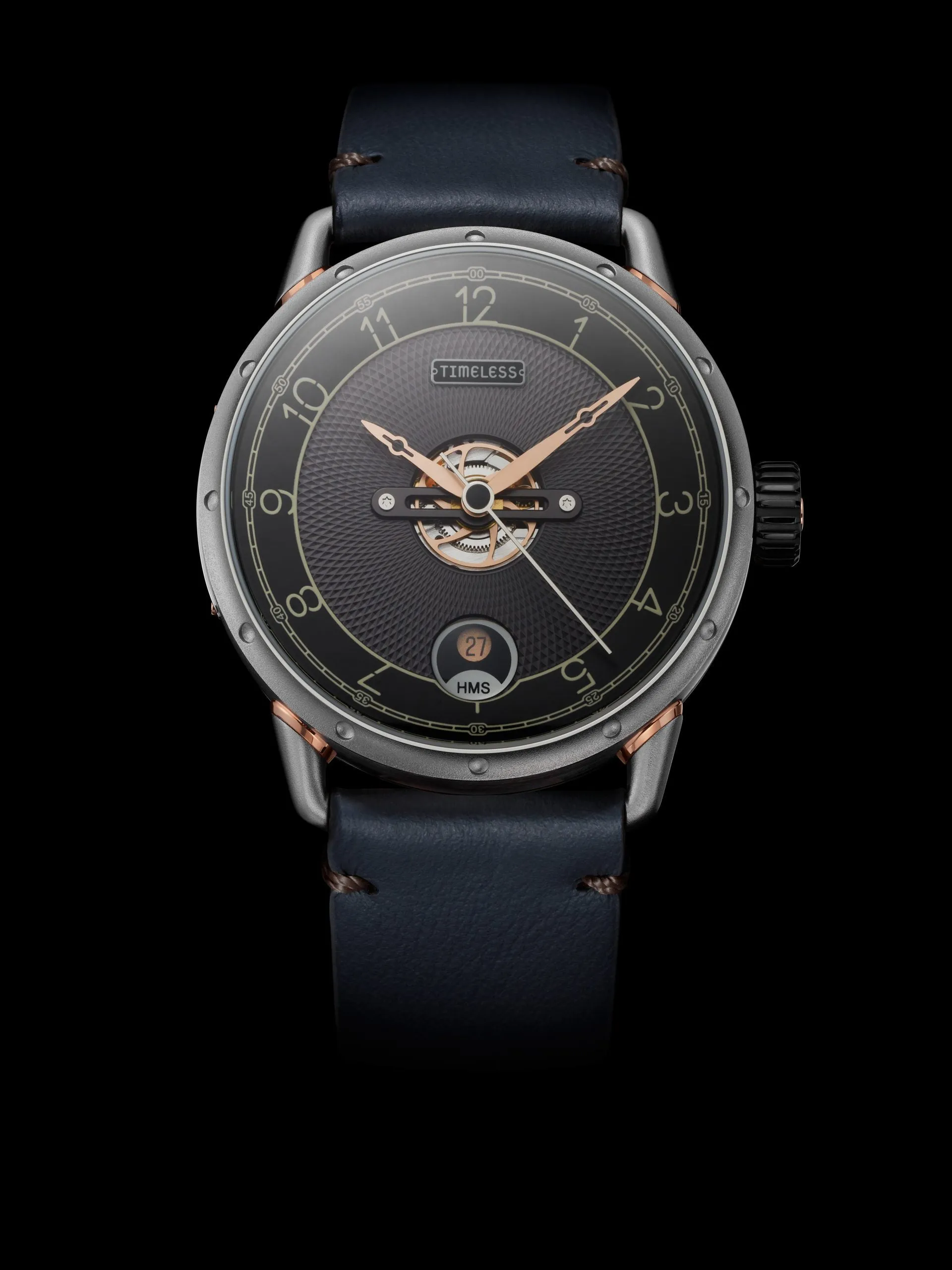 TIMELESS HMS 003 BLACK ANTRACITE DIAL