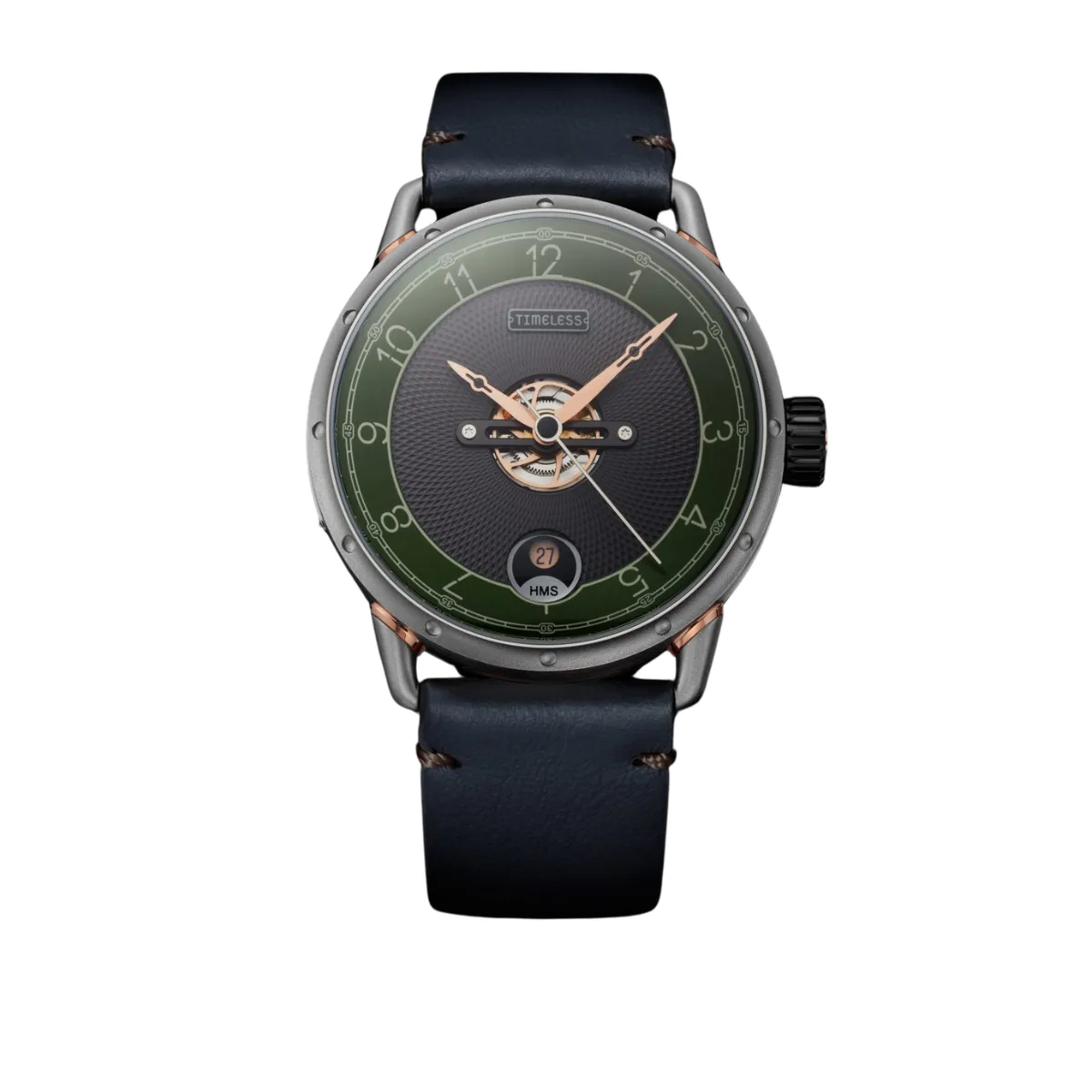 TIMELESS HMS 003 GREEN ANTRACITE DIAL