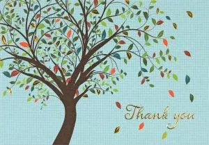 Tree of Life Thank You Notes