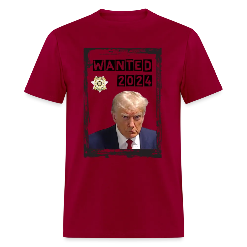 Trump Mugshot T-Shirt Wanted 2024