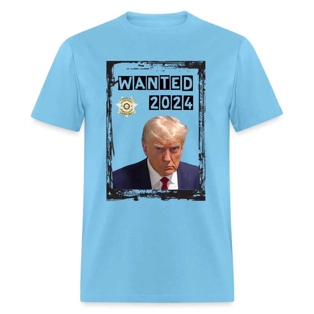 Trump Mugshot T-Shirt Wanted 2024