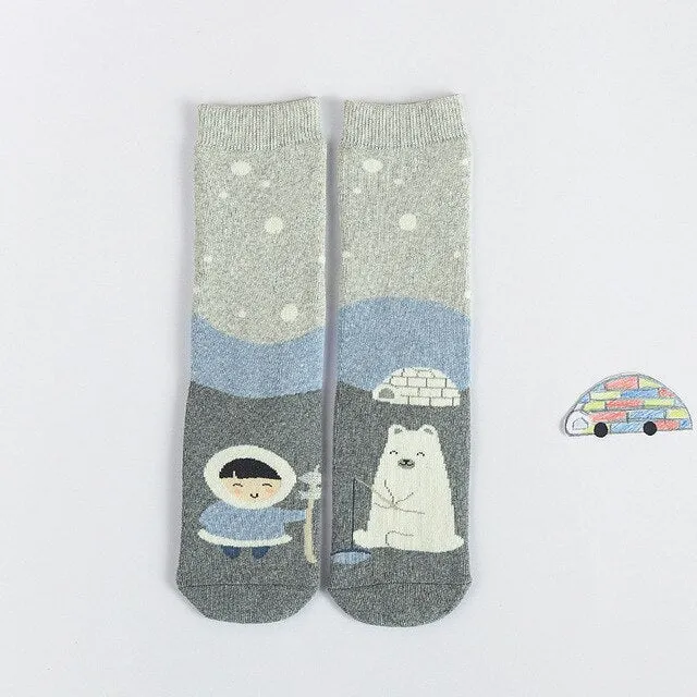 Women's Creative Panda Socks