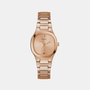 Women's Rose Gold Analog Stainless Steel Watch GW0615L3